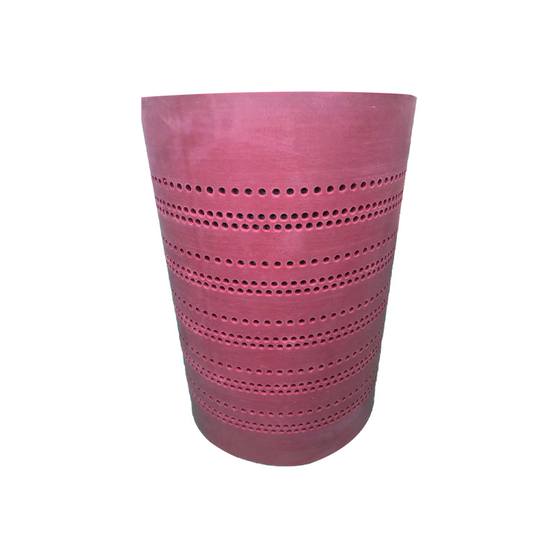 紅膠海綿輸送帶工業皮帶同步帶打孔吸風定位輸送帶